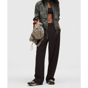 Lululemon Hood-Lite Relaxed Fit Jacket Size 12 Palm Deco